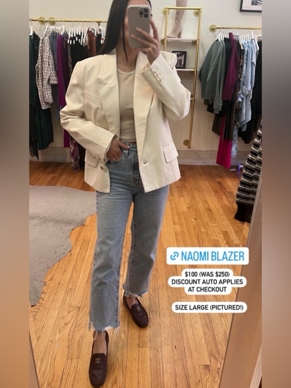 d’abrea - Cream Women's Blazer - S (was $250!)